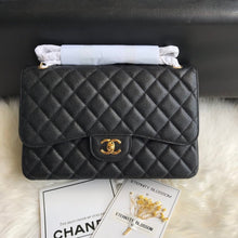 Load image into Gallery viewer, CC Flap Bag X Caviar Jumbo