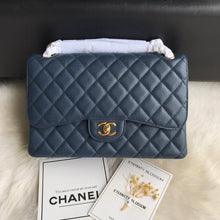 Load image into Gallery viewer, CC Flap Bag X Caviar Jumbo