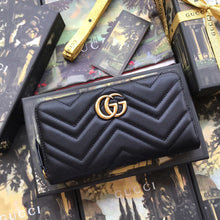 Load image into Gallery viewer, GG Marmont zip around wallet
