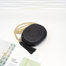 Load image into Gallery viewer, Soho Leather Rouad Chain Bag
