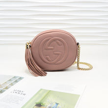Load image into Gallery viewer, Soho Leather Rouad Chain Bag
