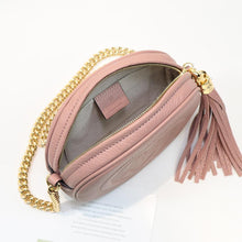 Load image into Gallery viewer, Soho Leather Rouad Chain Bag
