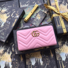 Load image into Gallery viewer, GG Marmont zip around wallet
