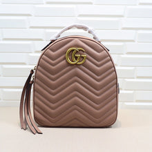 Load image into Gallery viewer, GG Marmont quilted leather backpack
